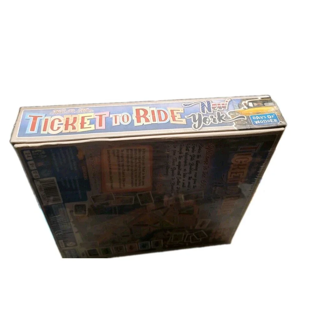 Ticket to Ride New York Board Game Days of Wonder New Open Box Cards Sealed 2018